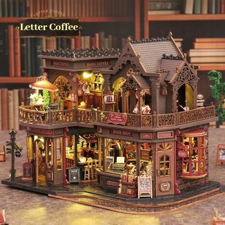 Mini Dollhouse - Shop - Letter Coffee
