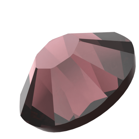Burgundy (515) SS10 - Swarovski Xilion Rose 2038 Hotfix Flatback per 144 stuks