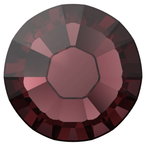 Burgundy (515) SS10 - Swarovski Xilion Rose 2038 Hotfix Flatback per 144 stuks