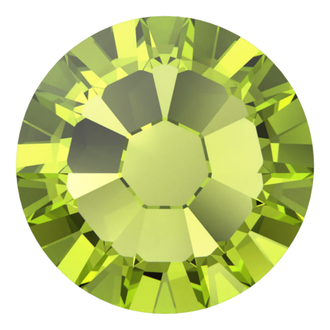 Citrus Green (337) SS10 - Swarovski Xilion Rose 2038 Hotfix Flatback per 144 stuks