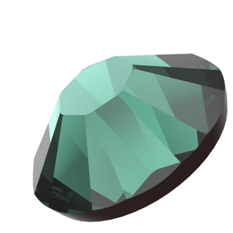 Emerald (205) SS10 - Swarovski Xilion Rose 2038 Hotfix Flatback per 144 stuks