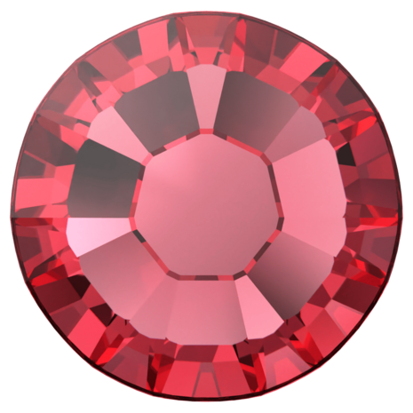 Indian Pink (289) SS8 - Swarovski Xilion Rose 2038 Hotfix Flatback per 144 stuks