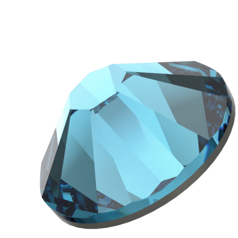 Indicolite (379) SS6 - Swarovski Xilion Rose 2038 Hotfix Flatback per 144 stuks