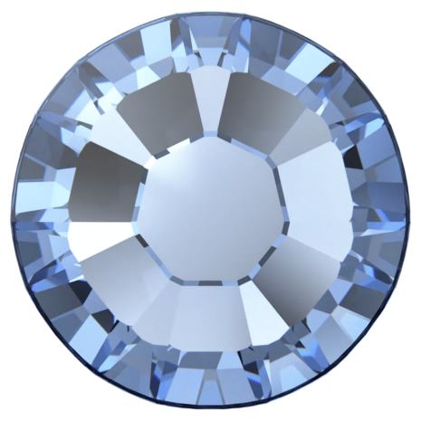 Light Sapphire (211) SS10 - Swarovski Xilion Rose 2038 Hotfix Flatback per 144 stuks