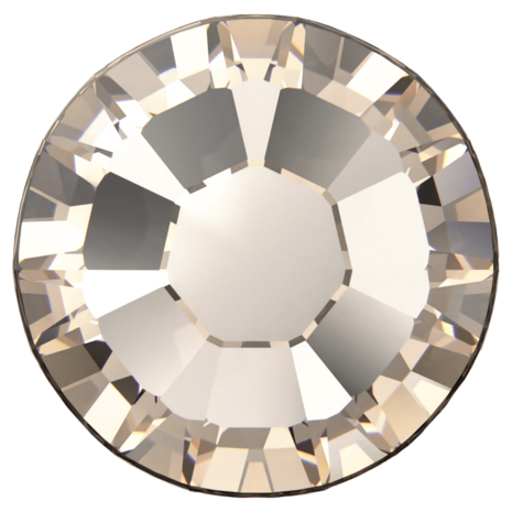 Light Silk (261) SS10 - Swarovski Xilion Rose 2038 Hotfix Flatback per 144 stuks