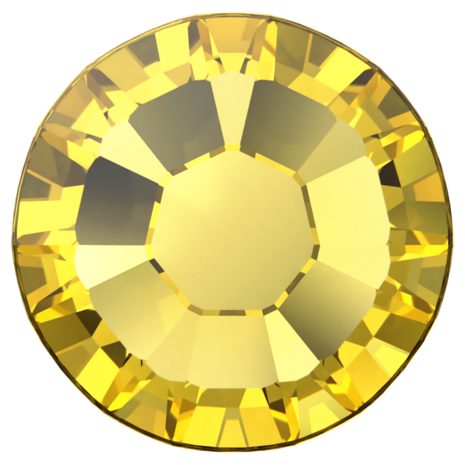 Light Topaz (226) SS6 - Swarovski Xilion Rose 2038 Hotfix Flatback per 144 stuks