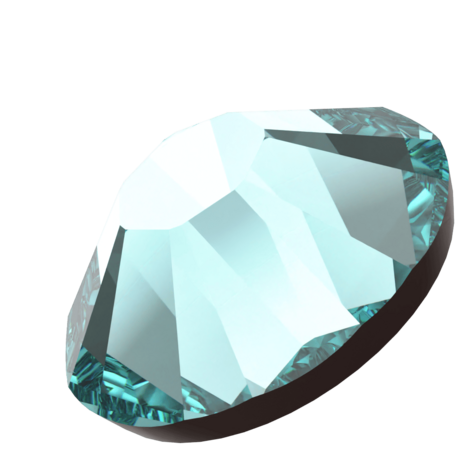 Light Turquoise (263) SS10 - Swarovski Xilion Rose 2038 Hotfix Flatback per 144 stuks