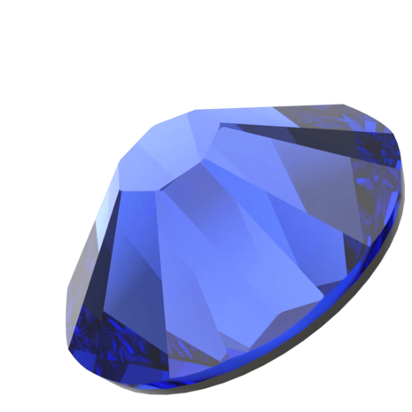 Majestic Blue (296) SS8 - Swarovski Xilion Rose 2038 Hotfix Flatback per 144 stuks
