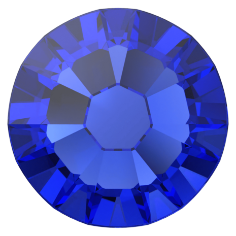 Majestic Blue (296) SS8 - Swarovski Xilion Rose 2038 Hotfix Flatback per 144 stuks