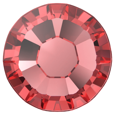 Padparadscha (542) SS10 - Swarovski Xilion Rose 2038 Hotfix Flatback per 144 stuks