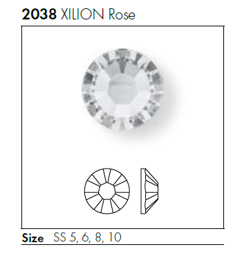 Purple Velvet (277) SS6 - Swarovski Xilion Rose 2038 Hotfix Flatback per 144 stuks