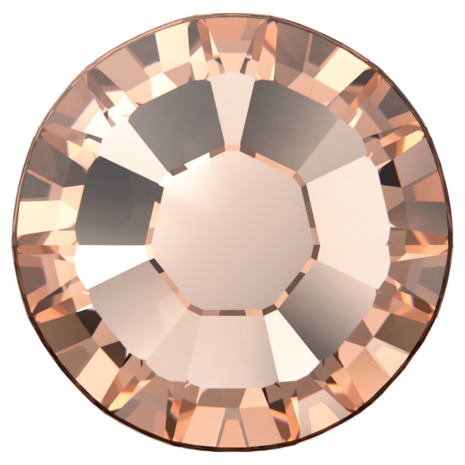 Light Peach (362) SS8 - Swarovski Xilion Rose 2038 Hotfix Flatback per 144 stuks