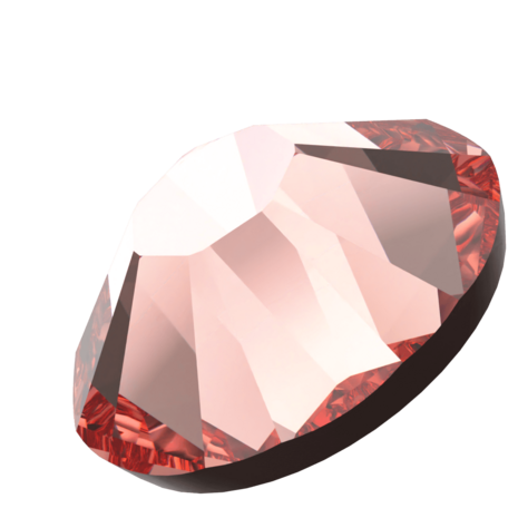 Rose Peach (262) SS6 - Swarovski Xilion Rose 2038 Hotfix Flatback per 144 stuks