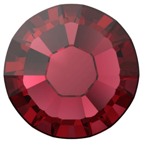 Ruby (501) SS10 - Swarovski Xilion Rose 2038 Hotfix Flatback per 144 stuks