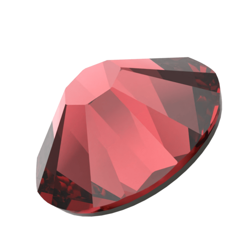 Scarlet (276) SS8 - Swarovski Xilion Rose 2038 Hotfix Flatback per 144 stuks