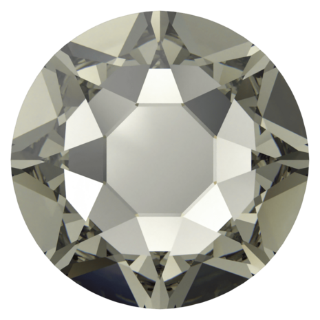 Black Diamond (215) SS12 - Swarovski Xirius Rose 2078 Hotfix Flatback per 144 stuks