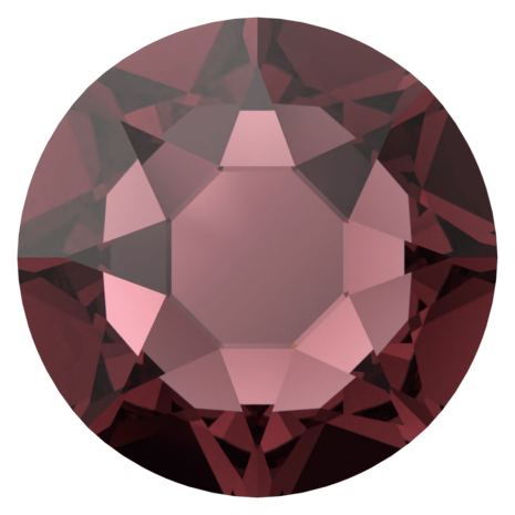 Burgundy (515) SS16 - Swarovski Xirius Rose 2078 Hotfix Flatback per 144 stuks