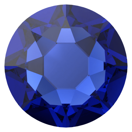 Cobalt (369) SS40 - Swarovski Xirius Rose 2078 Hotfix Flatback per 36 stuks