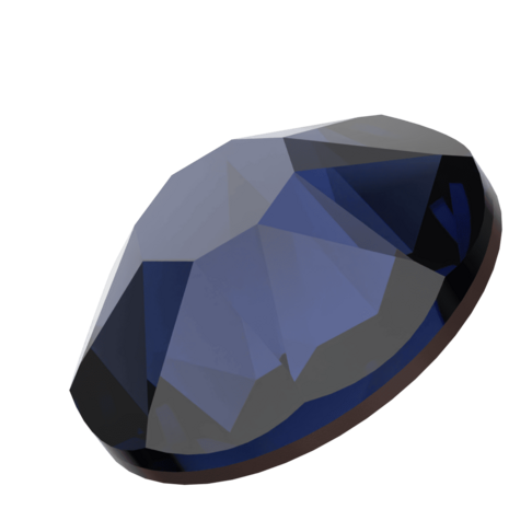 Dark Indigo (288) SS30 - Swarovski Xirius Rose 2078 Hotfix Flatback per 36 stuks