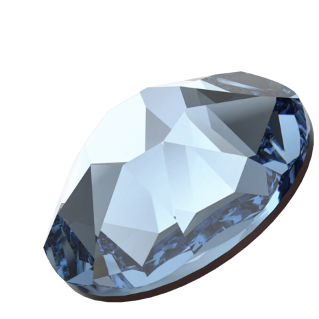 Denim Blue (266) SS34 - Swarovski Xirius Rose 2078 Hotfix Flatback per 36 stuks