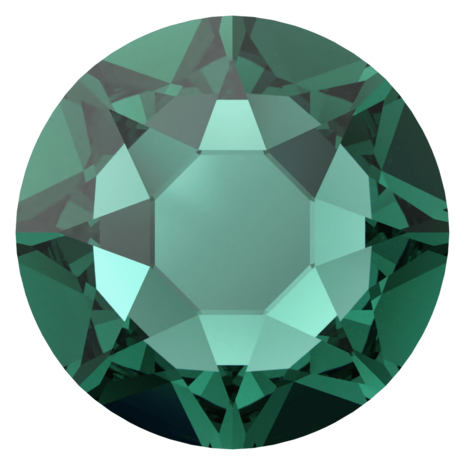 Emerald (205) SS30 - Swarovski Xirius Rose 2078 Hotfix Flatback per 36 stuks