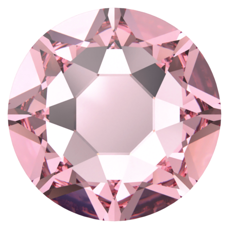 Light Rose (223) SS16 - Swarovski Xirius Rose 2078 Hotfix Flatback per 144 stuks