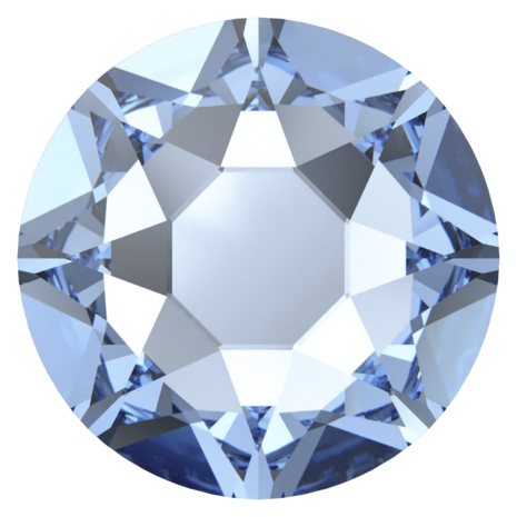 Light Sapphire (211) SS40 - Swarovski Xirius Rose 2078 Hotfix Flatback per 36 stuks