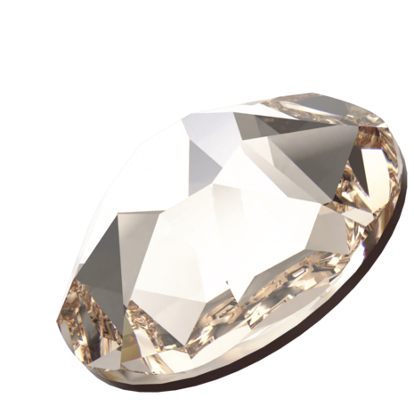 Light Silk (261) SS34 - Swarovski Xirius Rose 2078 Hotfix Flatback per 36 stuks