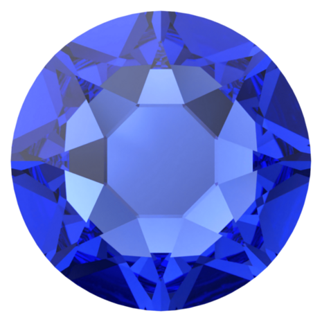 Majestic Blue (296) SS34 - Swarovski Xirius Rose 2078 Hotfix Flatback per 36 stuks