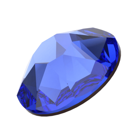 Majestic Blue (296) SS34 - Swarovski Xirius Rose 2078 Hotfix Flatback per 36 stuks