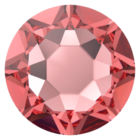 Padparadscha (542) SS40 - Swarovski Xirius Rose 2078 Hotfix Flatback per 36 stuks