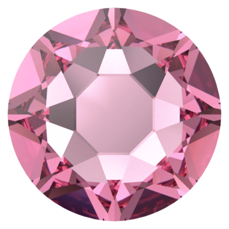 Rose (209) SS12 - Swarovski Xirius Rose 2078 Hotfix Flatback per 144 stuks