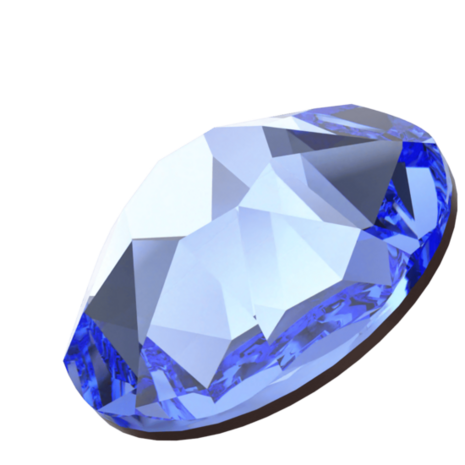 Sapphire (206) SS40 - Swarovski Xirius Rose 2078 Hotfix Flatback per 36 stuks