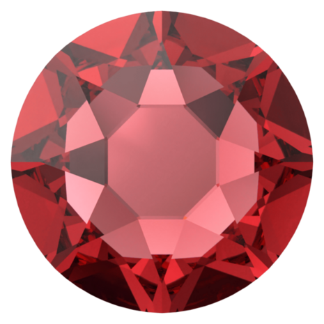 Scarlet (276) SS40 - Swarovski Xirius Rose 2078 Hotfix Flatback per 36 stuks