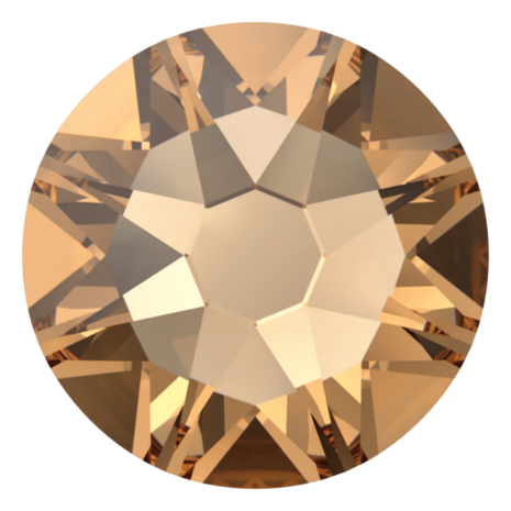 Light Colorado Topaz (246) SS40 - Swarovski Xirius Rose 2088 Non-Hotfix per 36 stuks