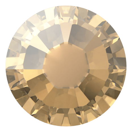 Crystal Golden Shadow (001 GSHA) SS10 - Swarovski Xilion Rose 2038 Hotfix Flatback per 144 stuks
