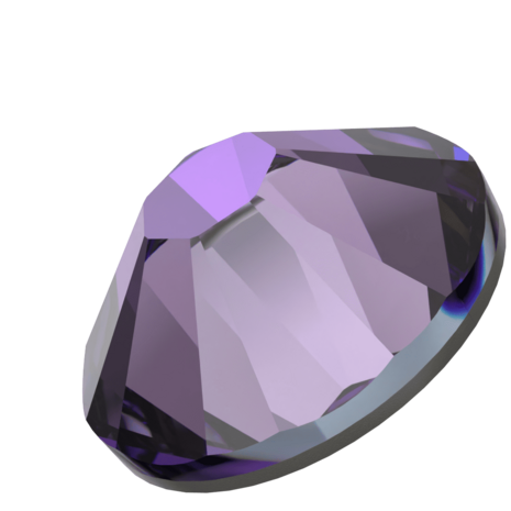 Crystal Heliotrope (001 HEL) SS6 - Swarovski Xilion Rose 2038 Hotfix Flatback per 144 stuks
