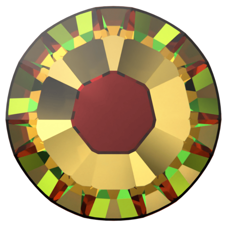Crystal Vitrail Medium (001 VM) SS10 - Swarovski Xilion Rose 2038 Hotfix Flatback per 144 stuks