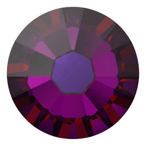 Crystal Volcano (001 VOL) SS8 - Swarovski Xilion Rose 2038 Hotfix Flatback per 144 stuks