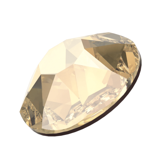 Crystal Golden Shadow (001 GSHA) SS16 - Swarovski Xirius Rose 2078 Hotfix Flatback per 144 stuks