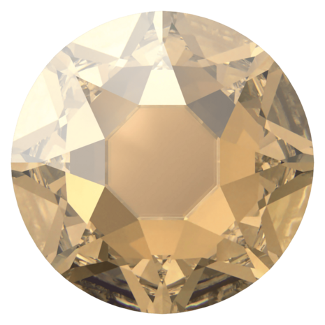 Crystal Golden Shadow (001 GSHA) SS16 - Swarovski Xirius Rose 2078 Hotfix Flatback per 144 stuks