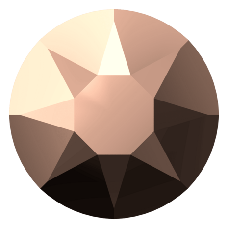 Crystal Rose Gold (001 ROGL) SS16 - Swarovski Xirius Rose 2078 Hotfix Flatback per 144 stuks