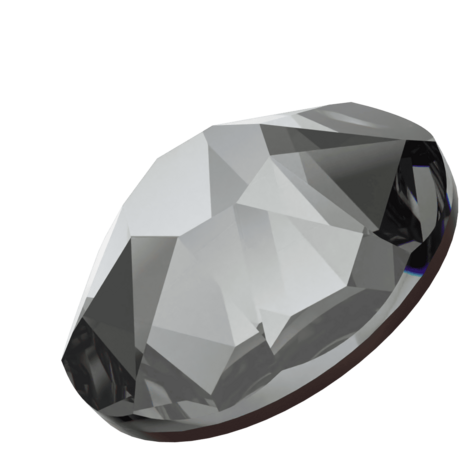 Crystal Silver Night (001 SINI) SS16 - Swarovski Xirius Rose 2078 Hotfix Flatback per 144 stuks