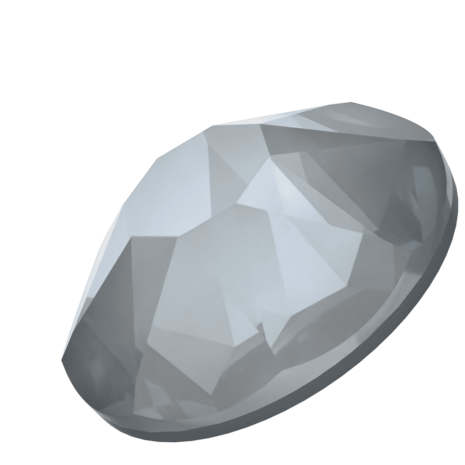 Crystal Dark Grey Ignite (001 L111I) SS20 - Swarovski Xirius Rose 2078 Hotfix Flatback per 144 stuks