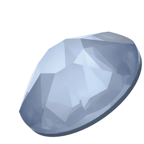 Crystal Denim Ignite (001 L166I) SS34 - Swarovski Xirius Rose 2078 Hotfix Flatback per 36 stuks