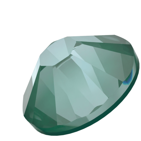 Crystal Pine Green Ignite (001 L170I) SS10 - Swarovski Xilion Rose 2038 Hotfix Flatback per 144 stuks