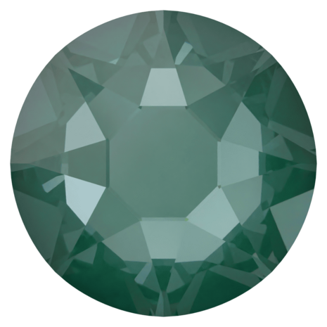 Crystal Pine Green Ignite (001 L170I) SS16 - Swarovski Xirius Rose 2038 Hotfix Flatback per 144 stuks