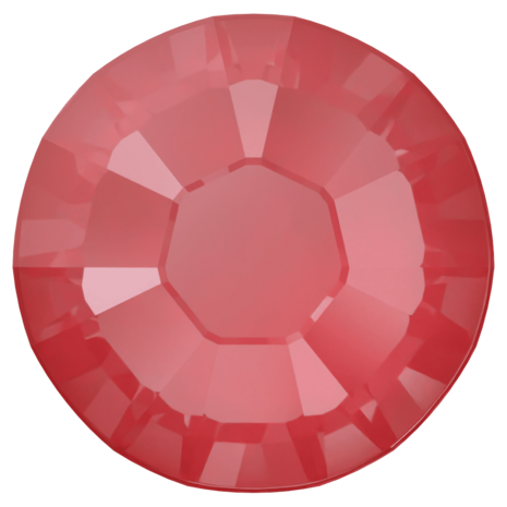 Crystal Poppy Red Ignite (001 L179I) SS10 - Swarovski Xilion Rose 2038 Hotfix Flatback per 144 stuks