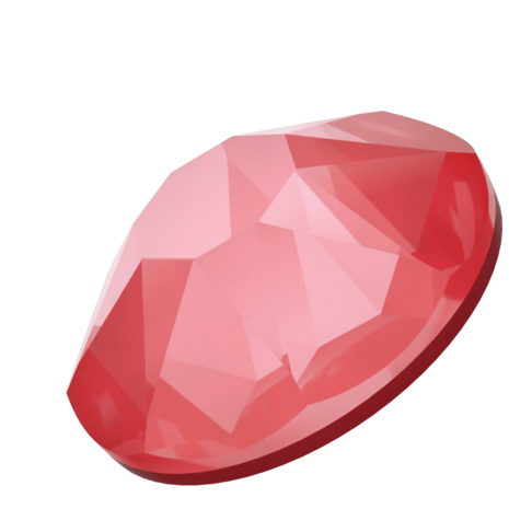 Crystal Poppy Red Ignite (001 L179I) SS34 - Swarovski Xirius Rose 2078 Hotfix Flatback per 36 stuks
