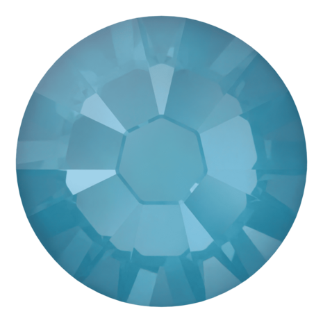Crystal Teal Ignite (001 L178I) SS10 - Swarovski Xilion Rose 2038 Hotfix Flatback per 144 stuks
